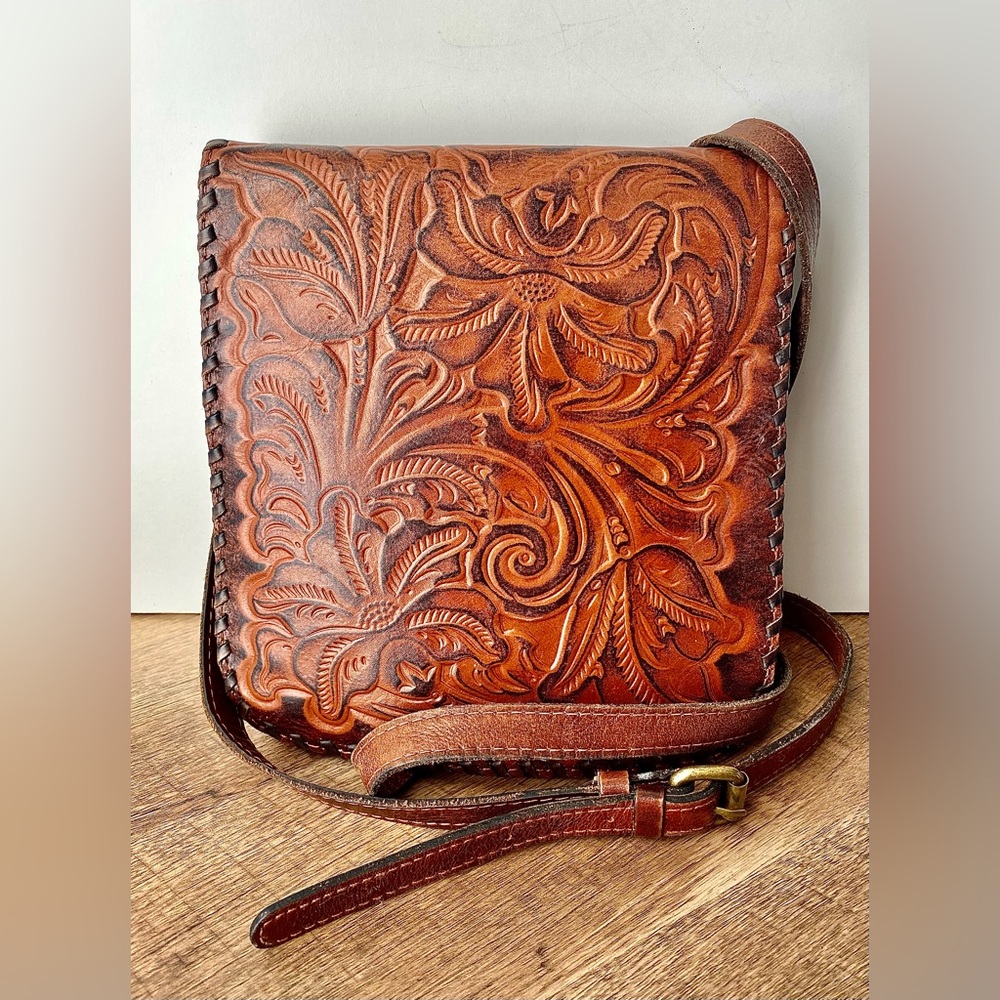 Patricia Nash Leather Crossbody Bag
